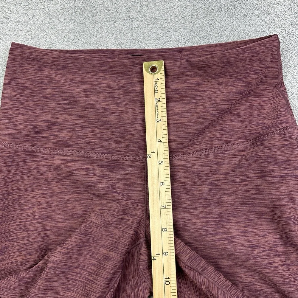 Prana Kimble Shorts Womens Medium Flannel Heather Biker Yoga Athletic Gym NEW - Picture 7 of 12